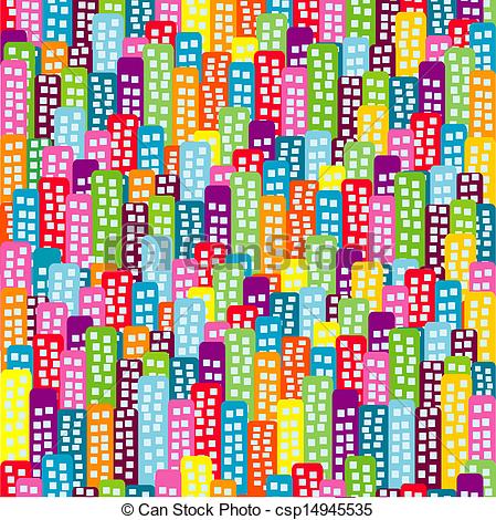 449x470 doodle block of flats background, seamless pattern for kids - Pattern Drawing For Kids