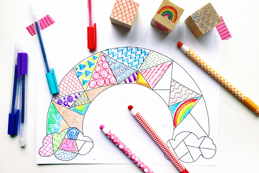 900x600 drawing and coloring art activities for kids and adults ooly - Pattern Drawing For Kids