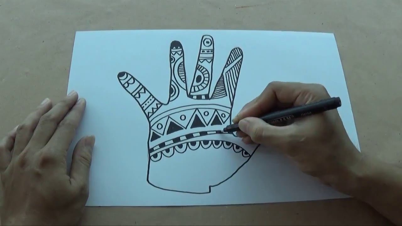 1280x720 how to draw zentangle art for kids - Pattern Drawing For Kids