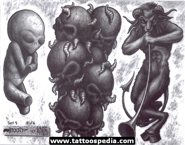 611x480 paul booth tattoos - Paul Booth Drawings