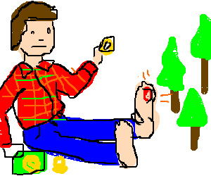300x250 paul bunyan, eating funyuns, has epic bunion drawing - Paul Bunyan Drawing
