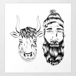 264x264 paul bunyan art prints - Paul Bunyan Drawing