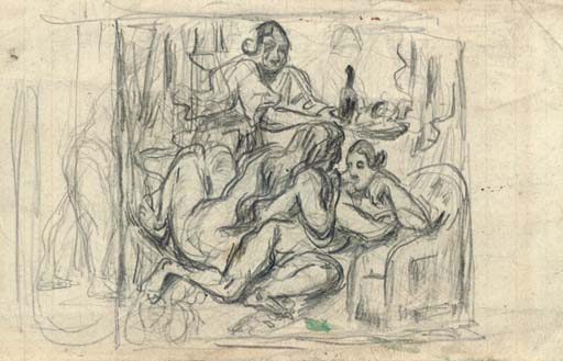 512x329 paul - Paul Cezanne Drawings