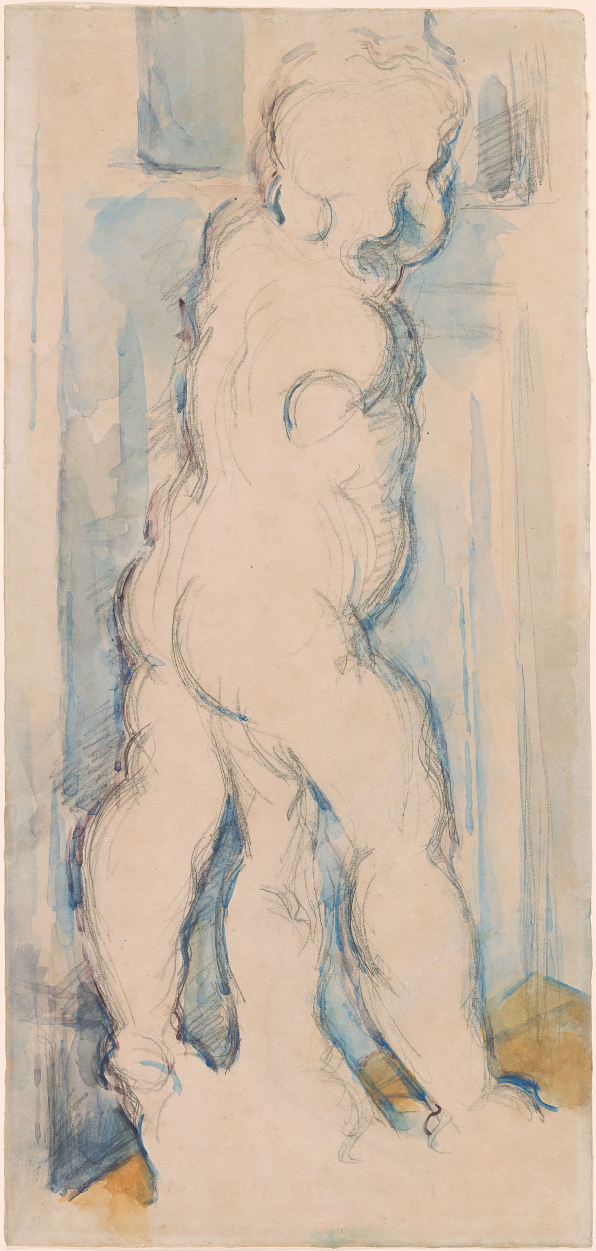 1191x2500 paul the plaster cupid drawings online the morgan - Paul Cezanne Drawings