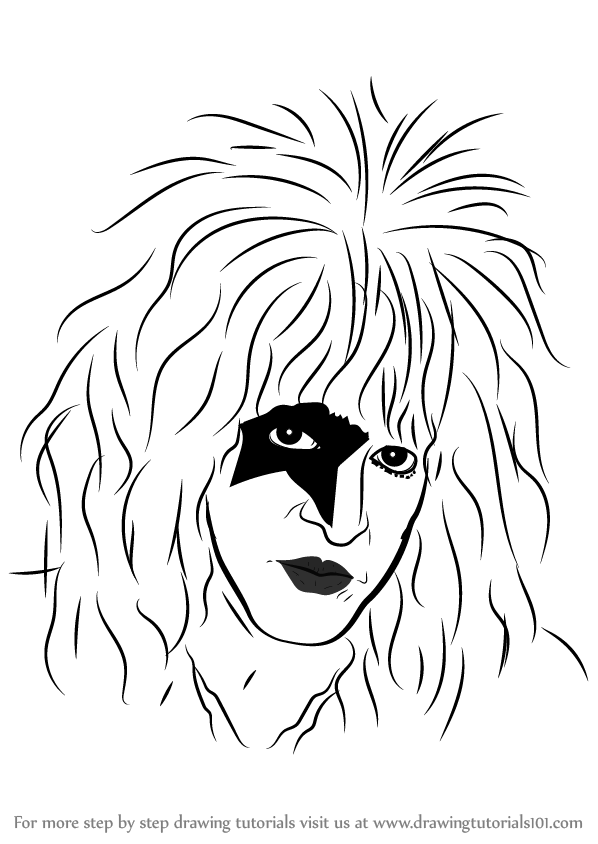 598x844 learn how to draw paul stanley - Paul Drawing