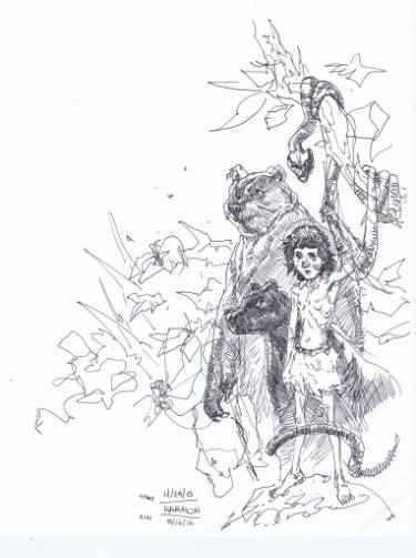375x503 The Jungle Book Drawing - Paul Drawing