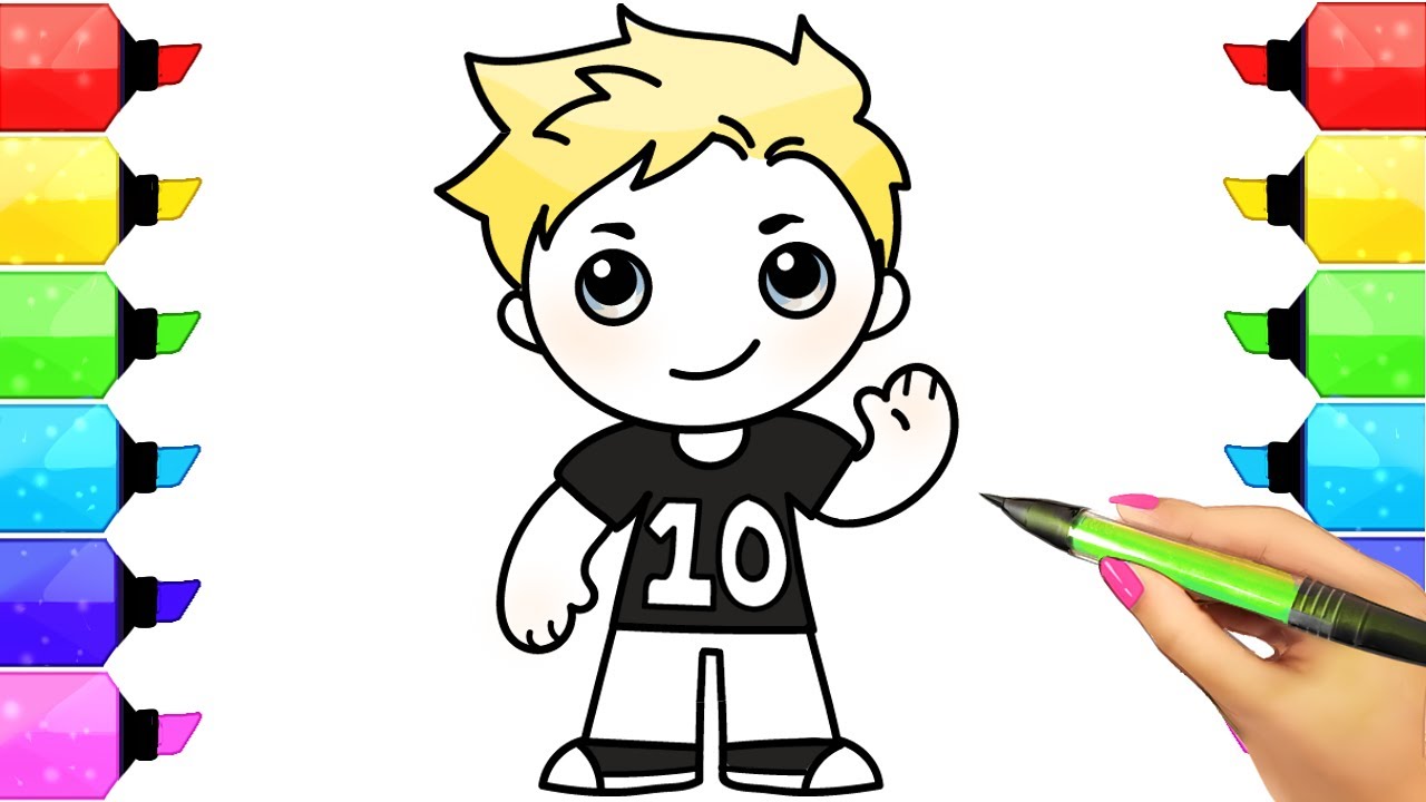1280x720 how to draw jake paul coloring pages easy team jake paul - Paul Drawing