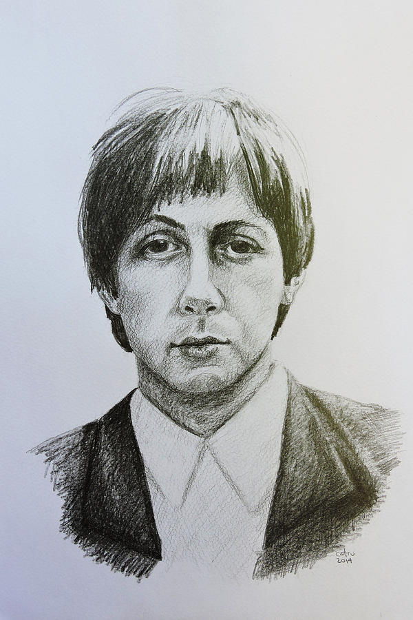 600x900 Paul Mccartney Drawing - Paul Mccartney Drawing