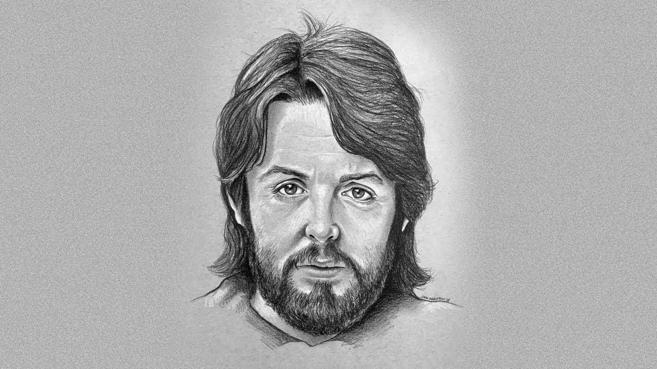 1280x720 John Marston Speed Drawing - Paul Mccartney Drawing