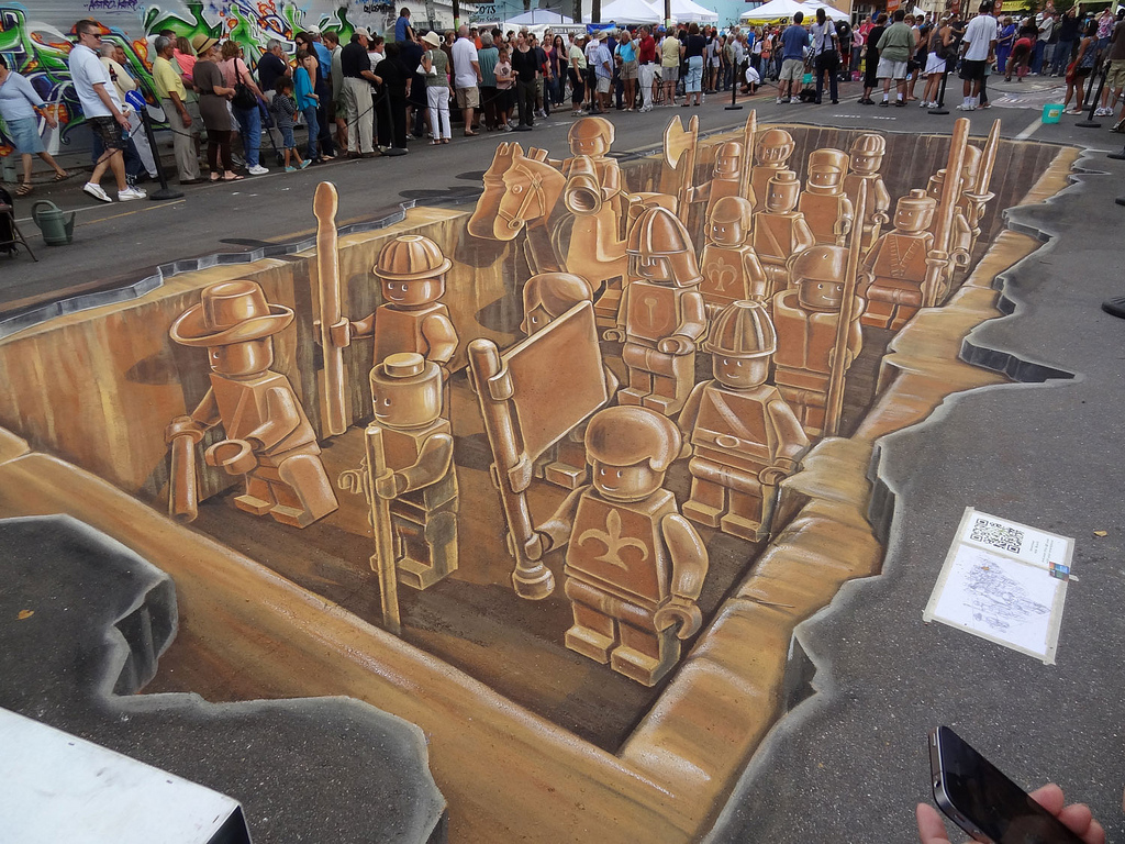 1024x768 pavement art - Pavement Drawing
