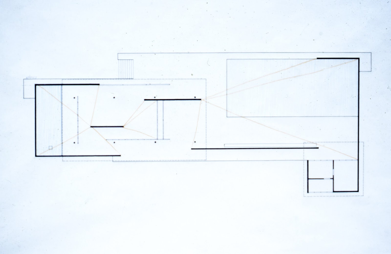 1600x1038 hidden architecture barcelona pavilion study drawings - Pavilion Drawings