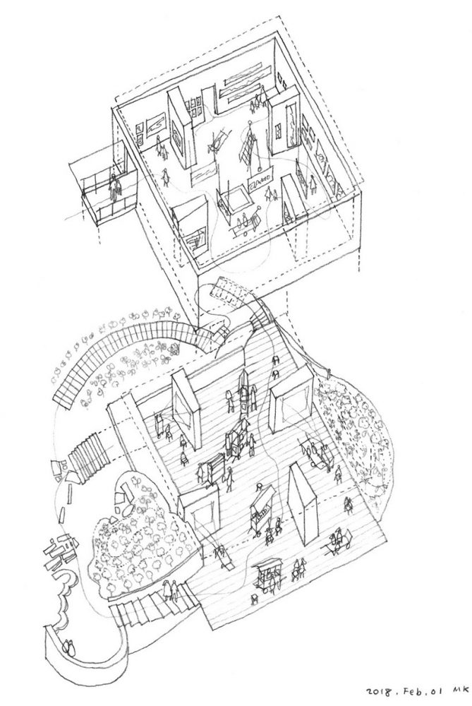 669x1000 the japanese pavilion uses drawings as instruments to document - Pavilion Drawings