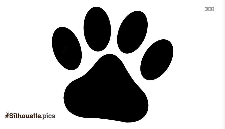 934x534 dog paw drawing clip art silhouette pics - Paw Drawing