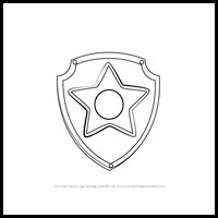 200x200 how to draw paw patrol cartoon characters drawing tutorials - Paw Patrol Chase Drawing