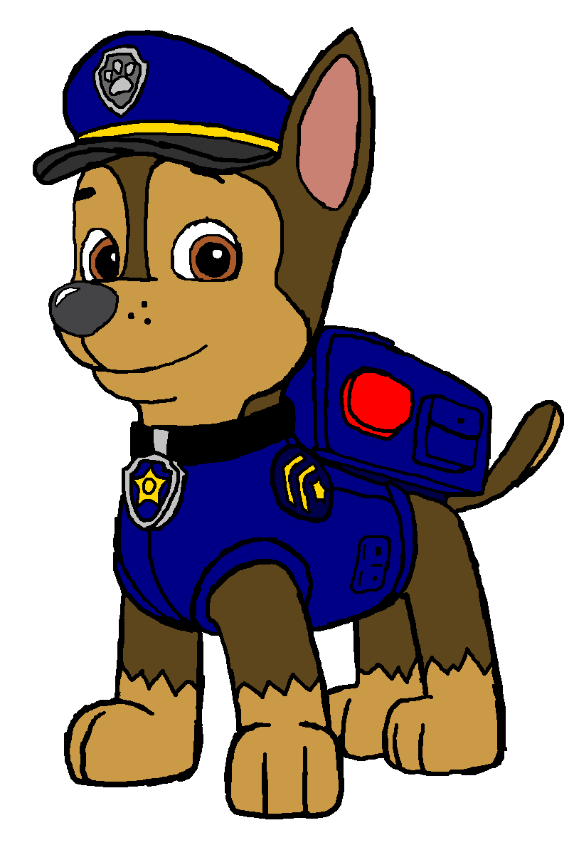 807x1187 paw patrol images chase - Paw Patrol Chase Drawing