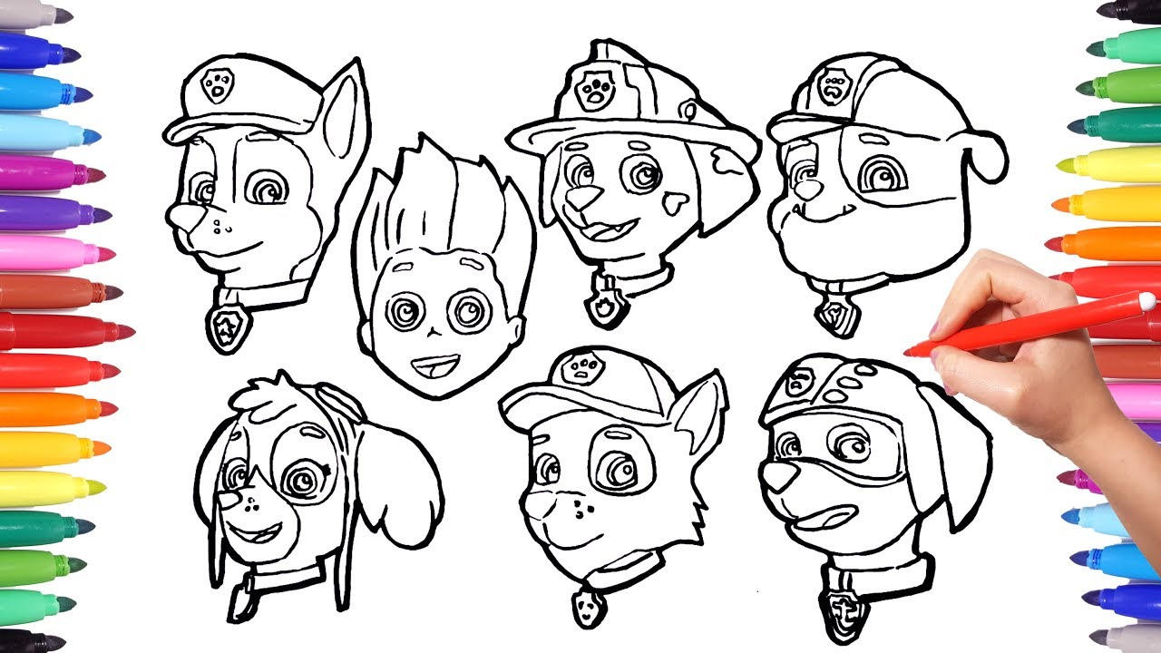 Paw Patrol Drawing at PaintingValley.com | Explore collection of Paw