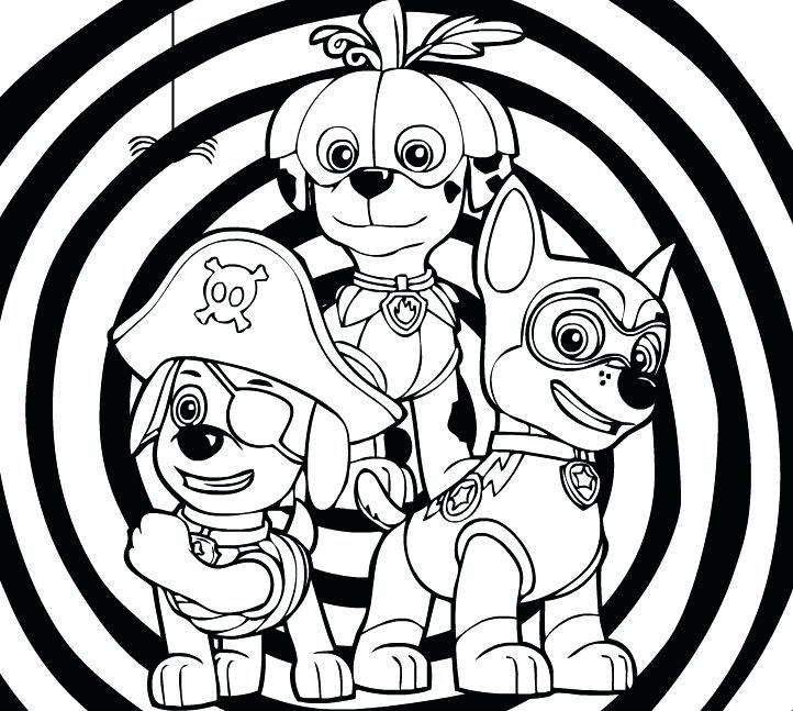 722x647 paw patrol halloween coloring pages unique paw patrol coloring - Paw Patrol Drawing Games