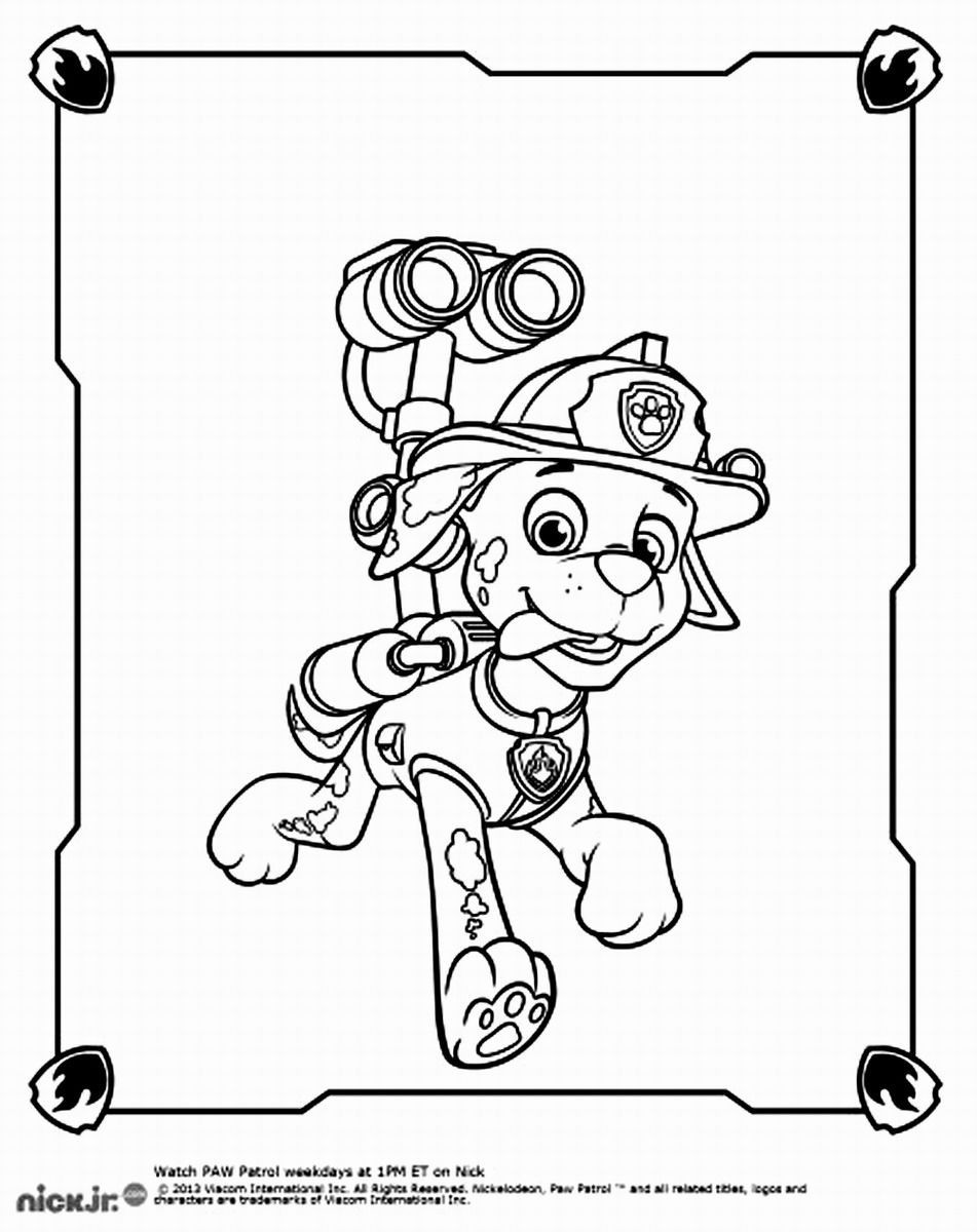 951x1200 Paw Patrol Marshall Drawing - Paw Patrol Marshall Drawing