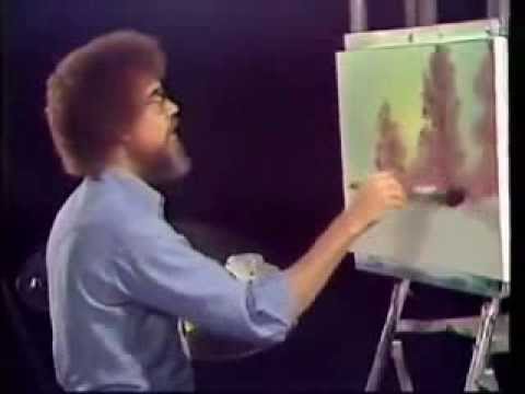 480x360 bob ross painting happy trees ohhhh here they come! - Pbs Drawing Guy