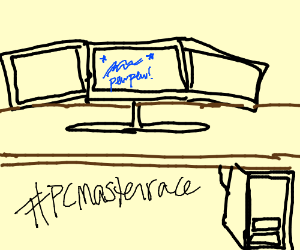 300x250 gaming pc drawing - Pc Drawing