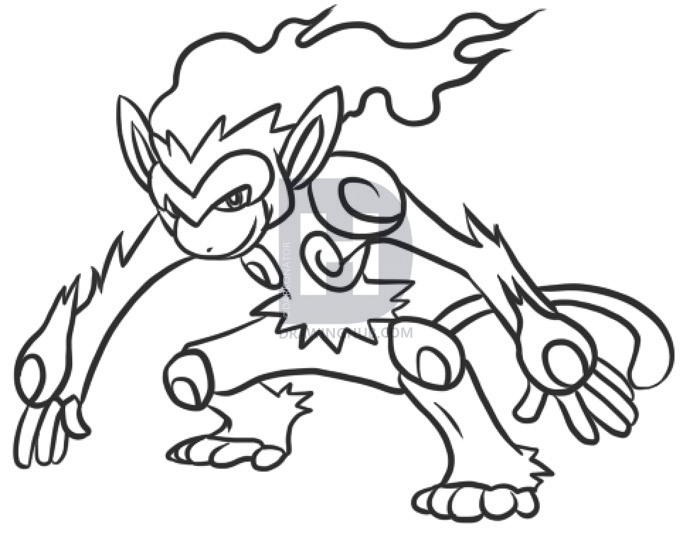 700x536 How To Draw Infernape, Step - Pe Drawing