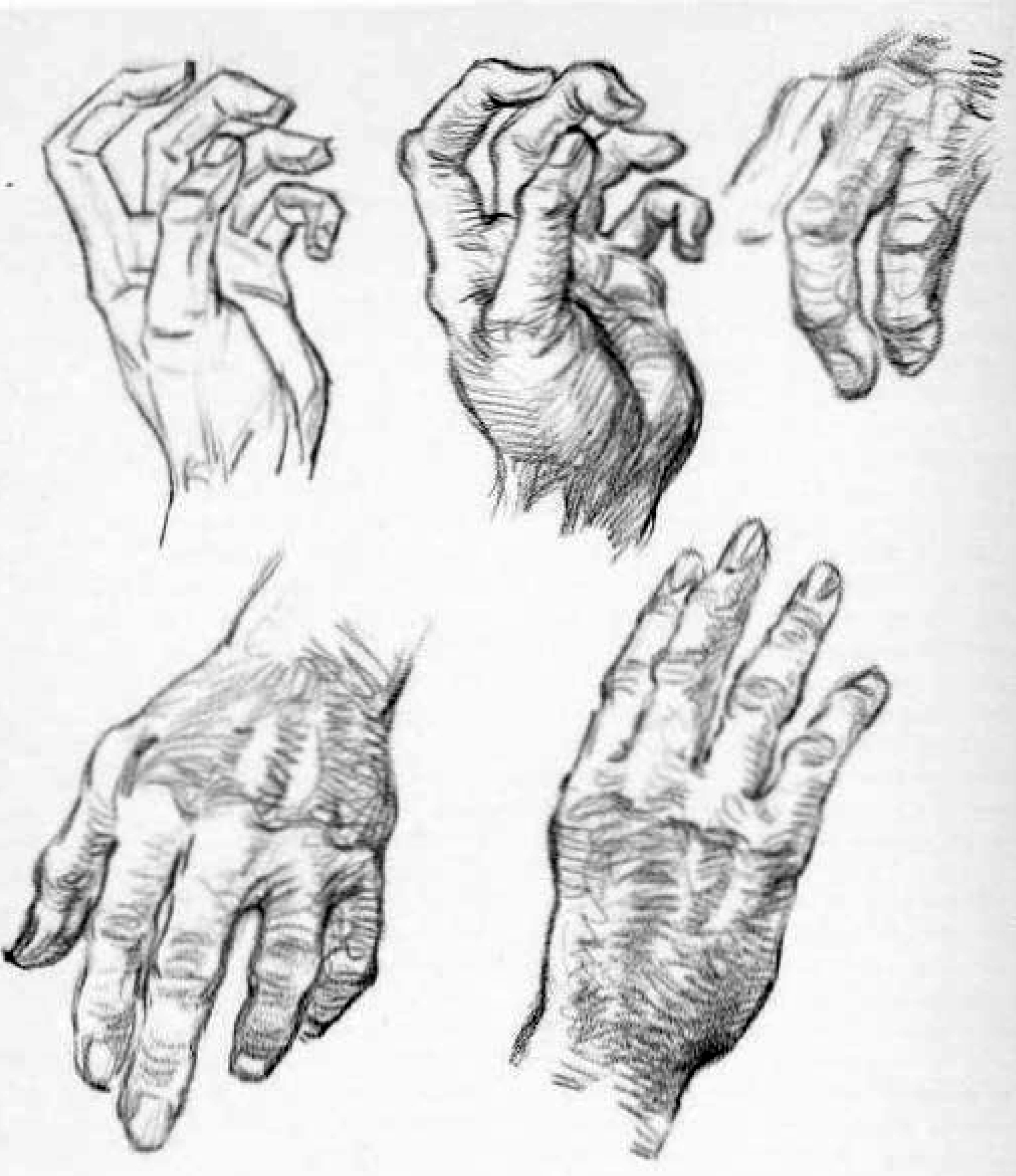 2107x2439 How To Draw Hands - Pe Drawing