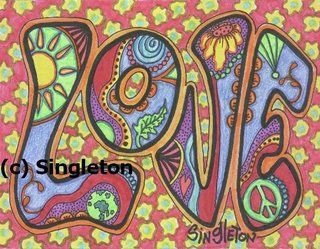 320x249 love peace hippie drawing in coloring hippie art, hippie - Peace And Love Drawings