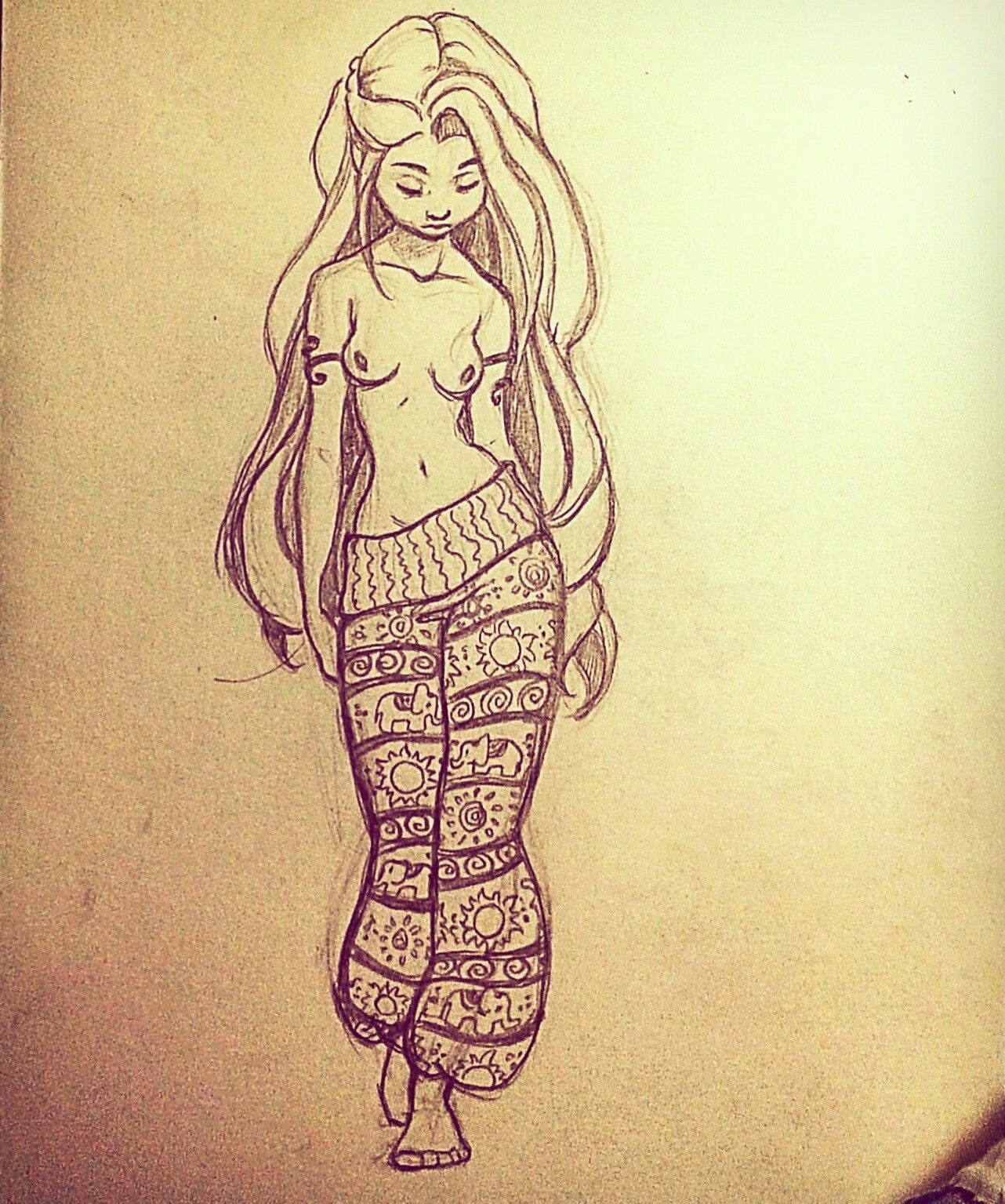 1282x1535 hippie and bohemian girl drawing peace and love! drawing stuff - Peace And Love Drawings