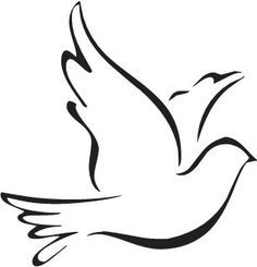 236x245 holy spirit dove drawing - Peace Dove Drawing