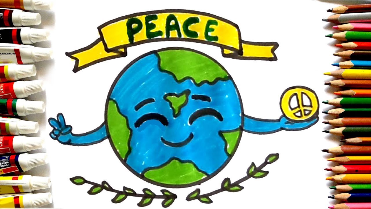 International Peace Day Drawing Easy 15+ Best New World Peace Drawing
