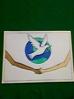 240x320 World Peace Drawing - Peace Drawing