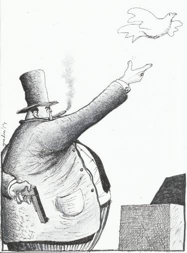 375x506 fake peace drawing - Peace Drawing