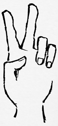 190x411 peace hand drawing men's t shirt spreadshirt - Peace Hand Drawing