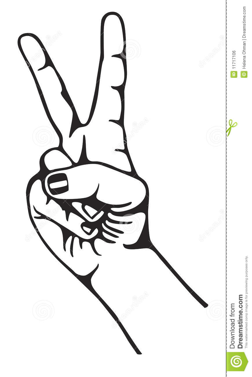 870x1300 Peace Hand Transparent Png Clipart Free Download - Peace Hand Drawing