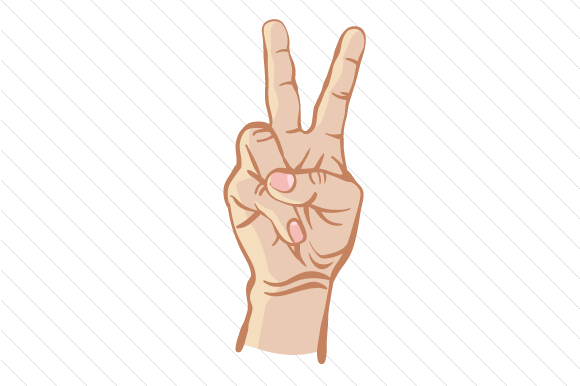 580x386 hand peace sign - Peace Sign Drawing