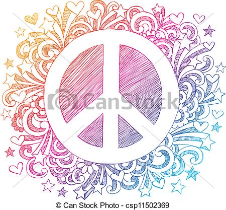 450x417 peace sign drawing - Peace Sign Drawing