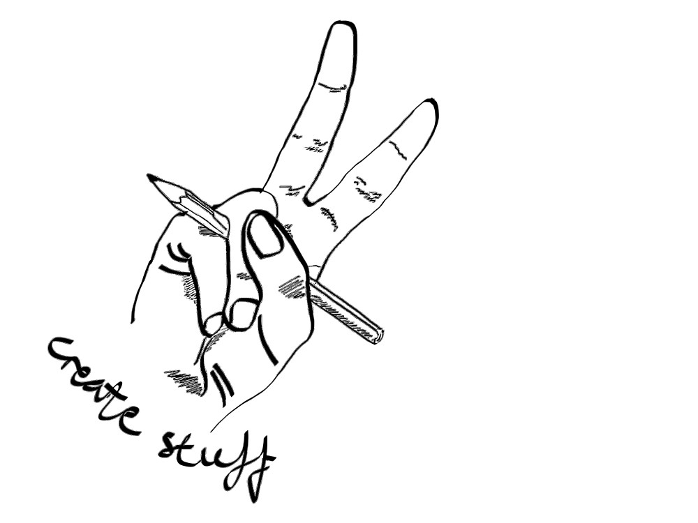 1000x750 create stuff peace sign drawing - Peace Sign Drawing