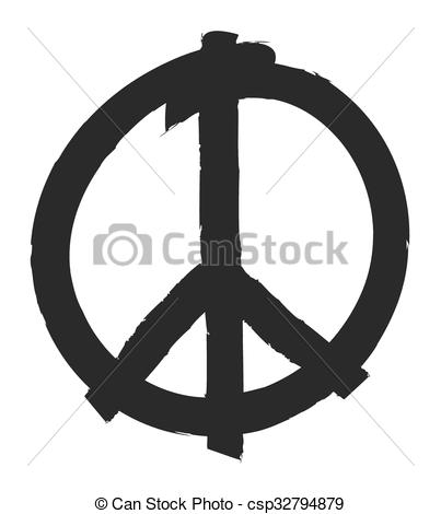 403x470 hand drawn peace symbol - Peace Sign Hand Drawing