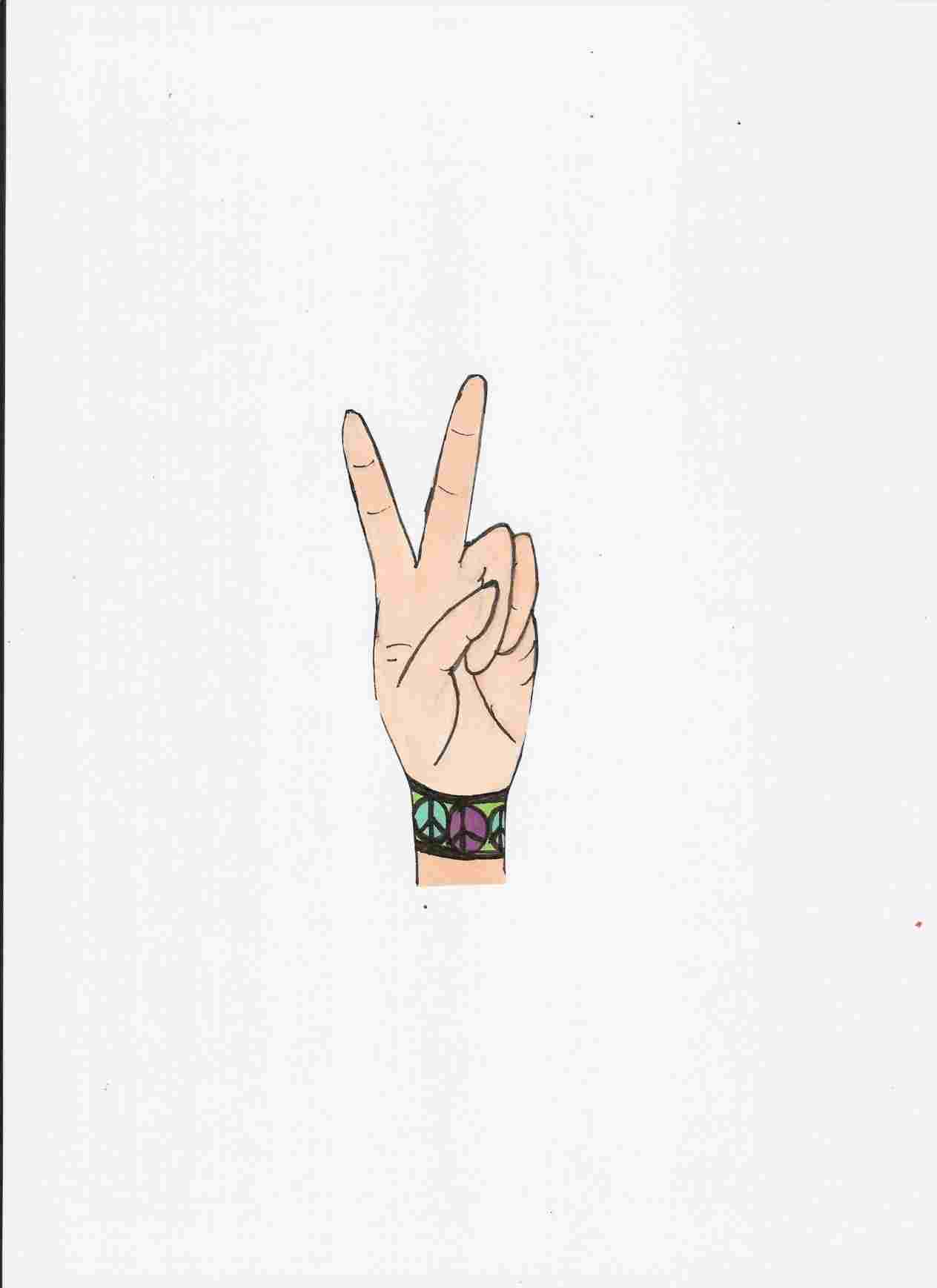 1264x1738 collection peace sign hand drawing tumblr of peace sign tumblr - Peace Sign Hand Drawing