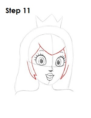300x388 How To Draw Princess Peach - Peach Drawing
