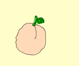 300x250 Peach Drawing - Peach Drawing