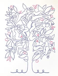 229x300 Peach Tree - Peach Tree Drawing