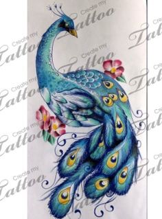 236x319 best peacock ink images peacock tattoo, tatoo, arm tattoo - Peacock And Flower Drawing Tattoo