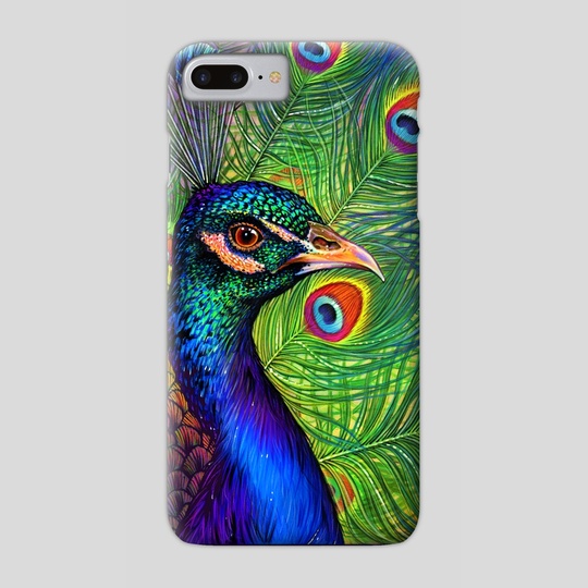 540x540 Peacock Drawing A Phone Case - Peacock Drawing