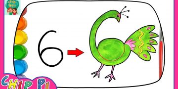 360x180 Learn Drawing For Kids - Peacock Drawing For Kids