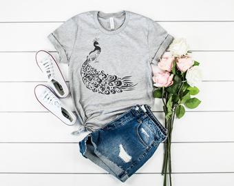 340x270 Peafowl Drawing Etsy - Peafowl Drawing