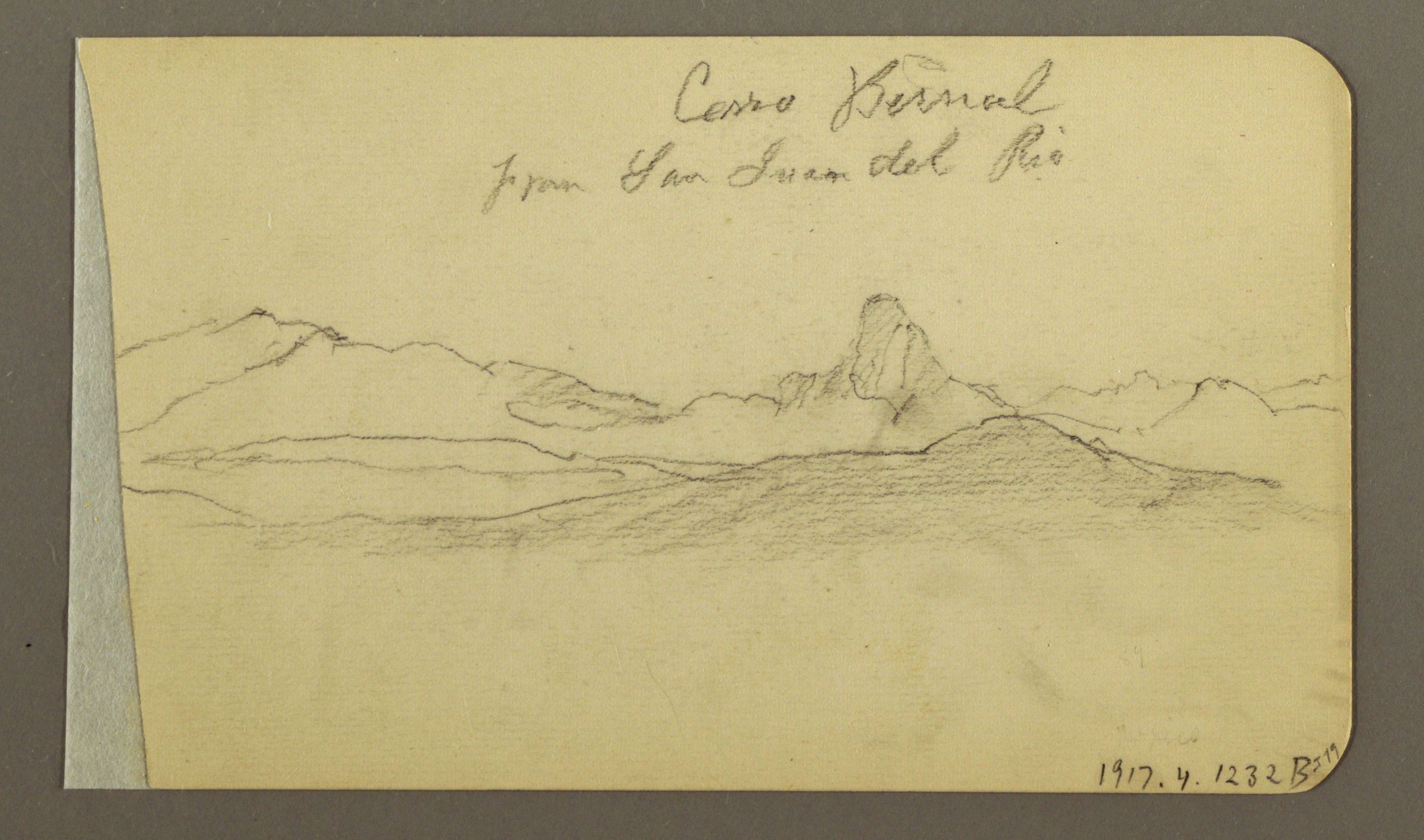 3164x1867 filedrawing, hill and mountain ranges, san bernal peak - Peak Drawing