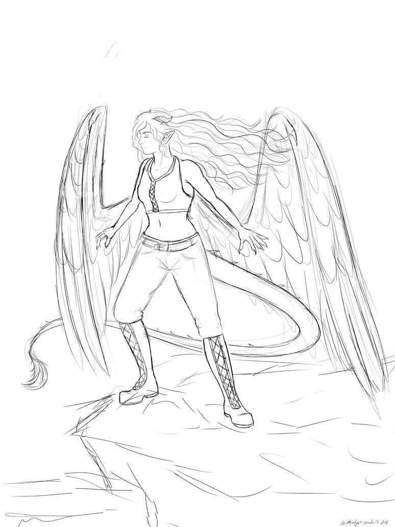 774x1032 windy peak sketch - Peak Drawing