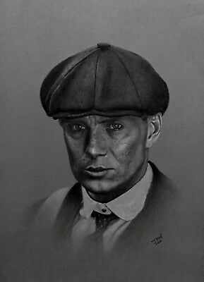 289x400 Tommy Shelby Portrait - Peaky Blinders Drawing