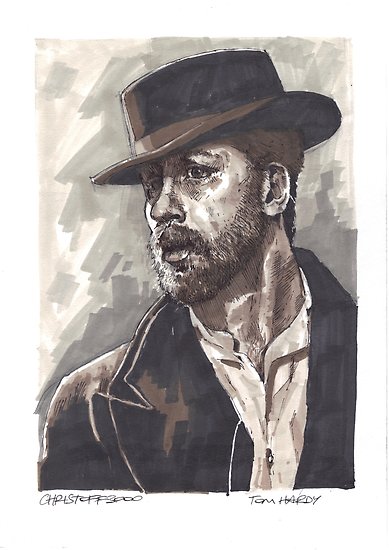 389x550 Tom Hardy Peaky Blinders Posters - Peaky Blinders Drawing